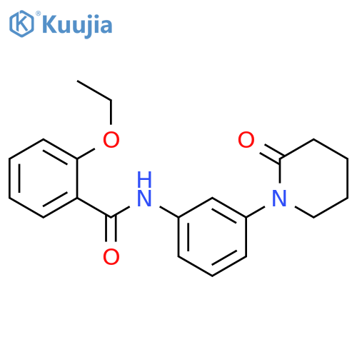 2-ethoxy-N-3-(2-oxopiperidin-1-yl)phenylbenzamide structure
