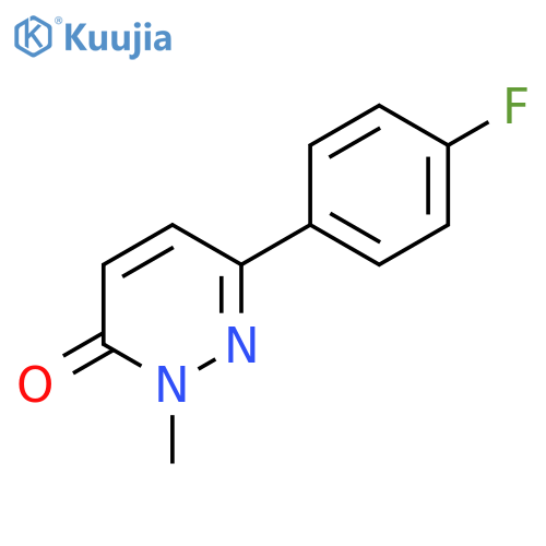 6-(4-fluorophenyl)-2-methyl-2,3-dihydropyridazin-3-one structure