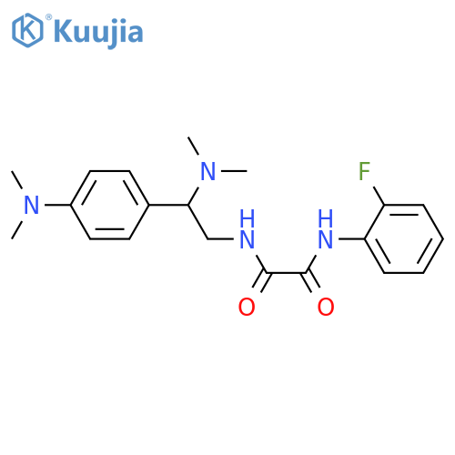 N'-2-(dimethylamino)-2-4-(dimethylamino)phenylethyl-N-(2-fluorophenyl)ethanediamide structure