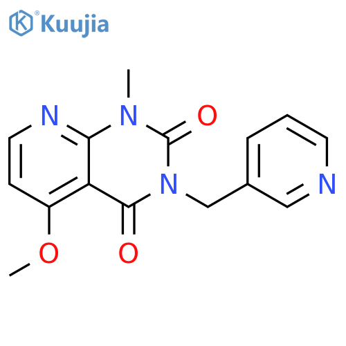 5-methoxy-1-methyl-3-(pyridin-3-yl)methyl-1H,2H,3H,4H-pyrido2,3-dpyrimidine-2,4-dione structure