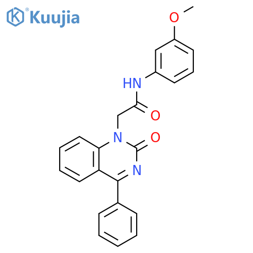 N-(3-methoxyphenyl)-2-(2-oxo-4-phenyl-1,2-dihydroquinazolin-1-yl)acetamide structure