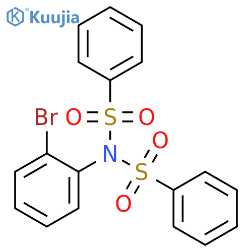 Benzenesulfonamide, N-(2-bromophenyl)-N-(phenylsulfonyl)- structure