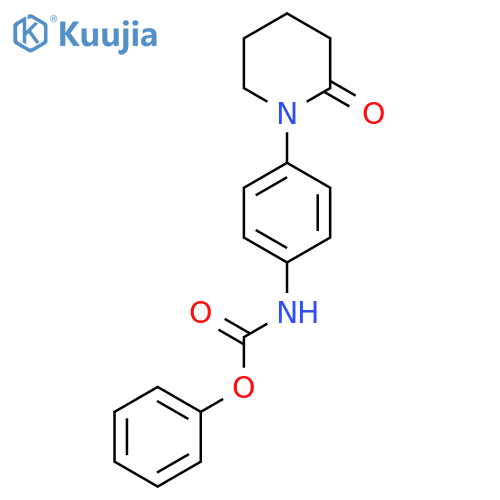 phenyl N-4-(2-oxopiperidin-1-yl)phenylcarbamate structure
