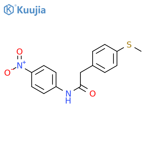 2-4-(methylsulfanyl)phenyl-N-(4-nitrophenyl)acetamide structure