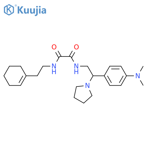 N'-2-(cyclohex-1-en-1-yl)ethyl-N-{2-4-(dimethylamino)phenyl-2-(pyrrolidin-1-yl)ethyl}ethanediamide structure