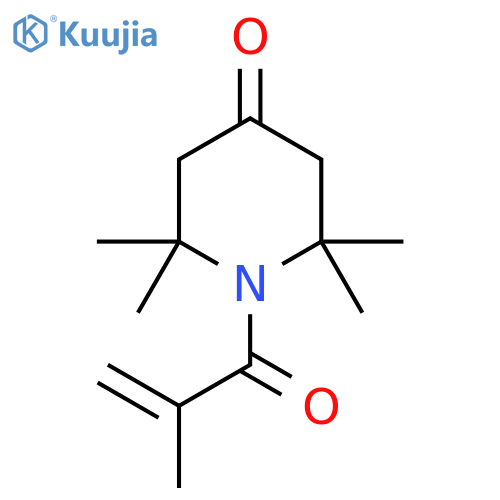 4-Piperidinone, 2,2,6,6-tetramethyl-1-(2-methyl-1-oxo-2-propenyl)- structure
