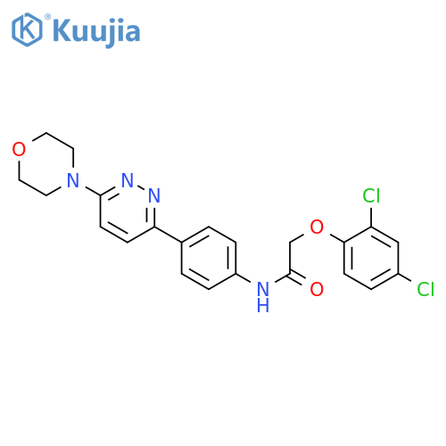 2-(2,4-dichlorophenoxy)-N-{4-6-(morpholin-4-yl)pyridazin-3-ylphenyl}acetamide structure