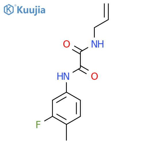 N'-(3-fluoro-4-methylphenyl)-N-(prop-2-en-1-yl)ethanediamide structure