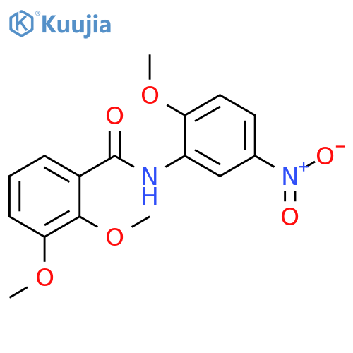 2,3-dimethoxy-N-(2-methoxy-5-nitrophenyl)benzamide structure