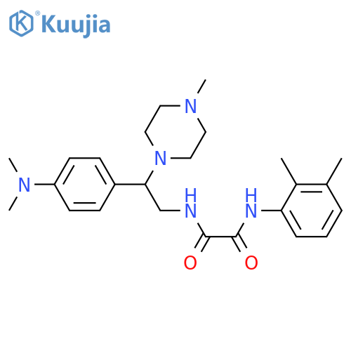 N'-{2-4-(dimethylamino)phenyl-2-(4-methylpiperazin-1-yl)ethyl}-N-(2,3-dimethylphenyl)ethanediamide structure