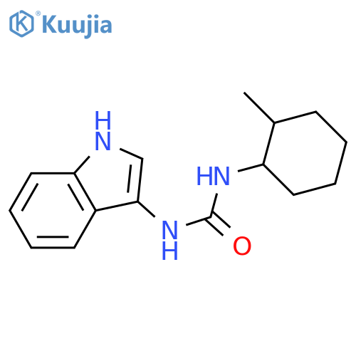 1-(1H-indol-3-yl)-3-(2-methylcyclohexyl)urea structure