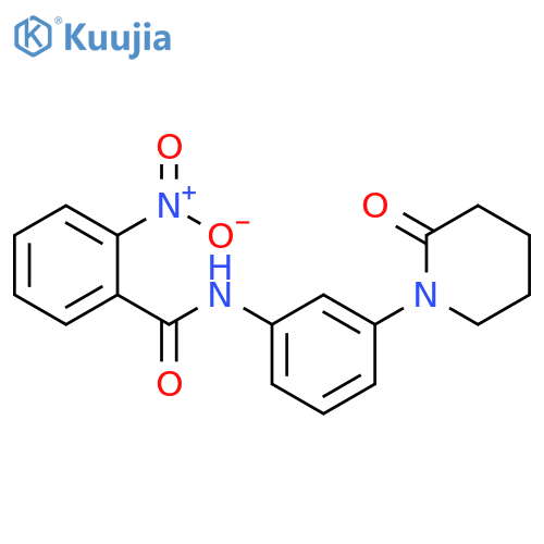 2-nitro-N-3-(2-oxopiperidin-1-yl)phenylbenzamide structure