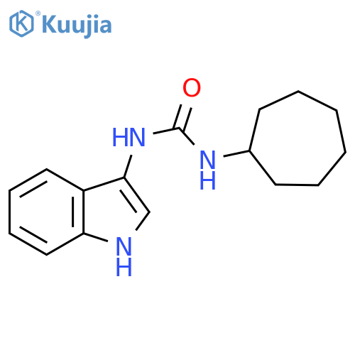 1-cycloheptyl-3-(1H-indol-3-yl)urea structure