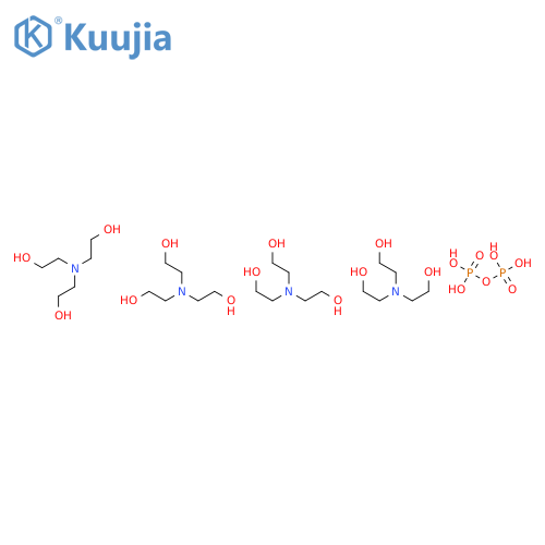 diphosphoric acid, compound with 2,2',2''-nitrilotris[ethanol] (1:4) structure
