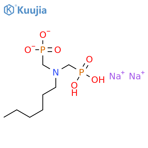 Phosphonic acid,[(hexylimino)bis(methylene)]bis-, disodium salt (9CI) structure