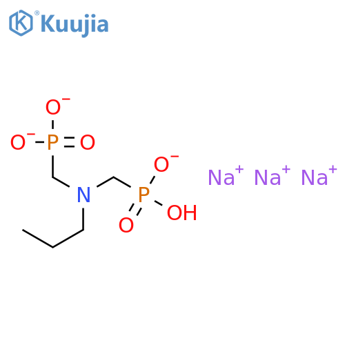 Phosphonic acid, [(propylimino)bis(methylene)]bis-, trisodium salt (9CI) structure