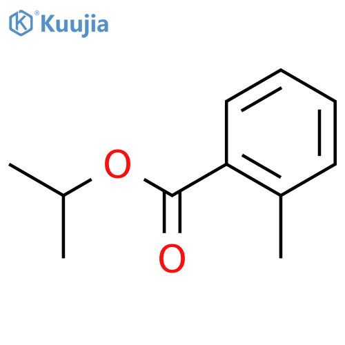 Benzoic acid, 2-methyl-, 1-methylethyl ester structure