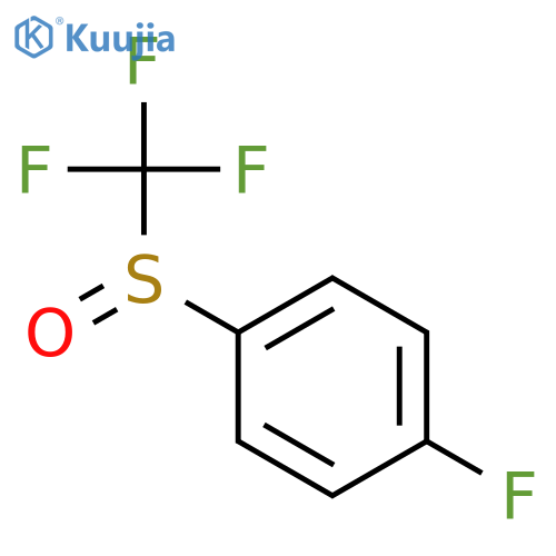 Benzene,1-fluoro-4-[(trifluoromethyl)sulfinyl]- structure