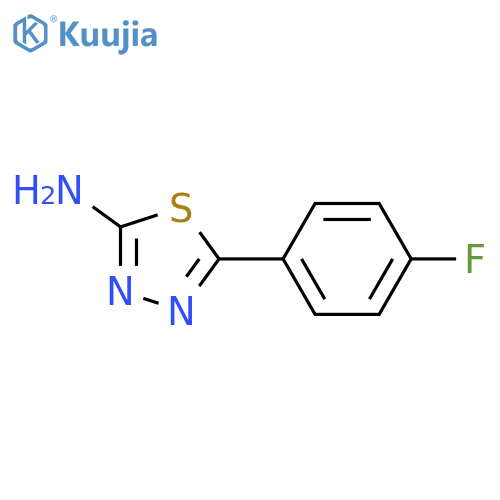 5-(4-Fluorophenyl)-1,3,4-thiadiazol-2-amine structure