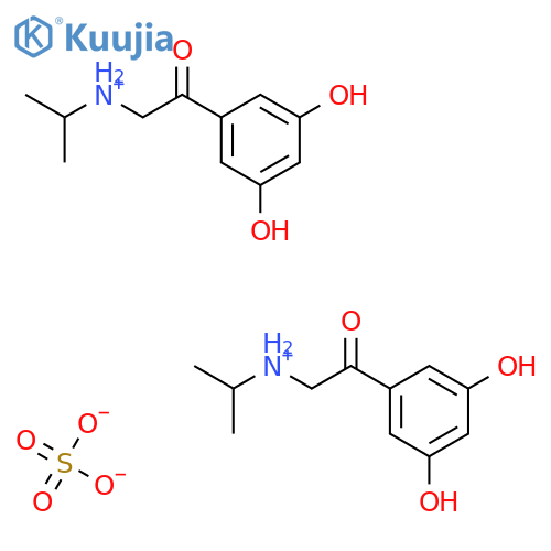 bis2-(3,5-Dihydroxyphenyl)-2-oxoethylisopropylammonium Sulphate structure