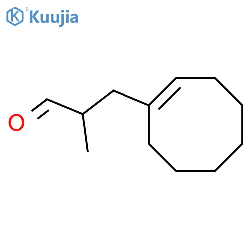 alpha-Methylcyclooct-1-ene-1-propionaldehyde structure