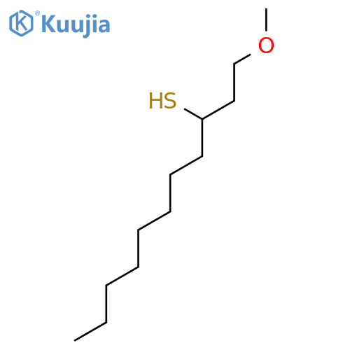 3-Undecanethiol,1-methoxy- structure