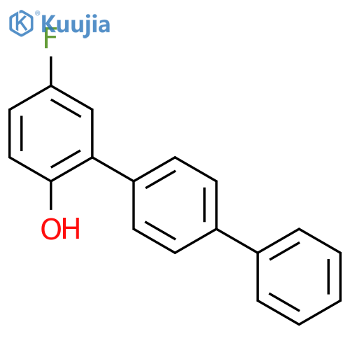[1,1':4',1''-Terphenyl]-2-ol,5-fluoro- (9CI) structure