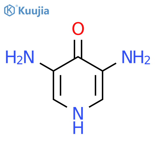 4-Pyridinol,3,5-diamino- structure