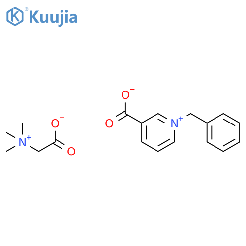 1-benzyl-3-carboxylatopyridinium, compound with (carboxylatomethyl)trimethylammonium (1:1) structure