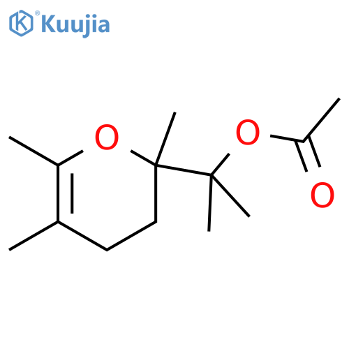 2-(2,5,6-trimethyl-3,4-dihydropyran-2-yl)propan-2-yl Acetate structure