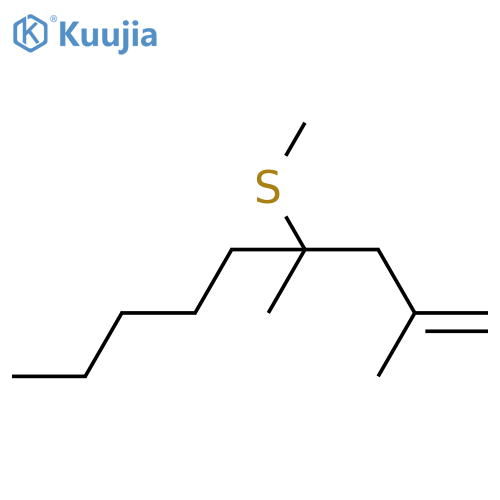 1-Nonene, 2,4-dimethyl-4-(methylthio)- structure