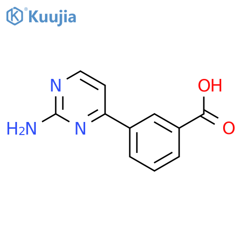 3-(2-Aminopyrimidin-4-yl)benzoic acid structure