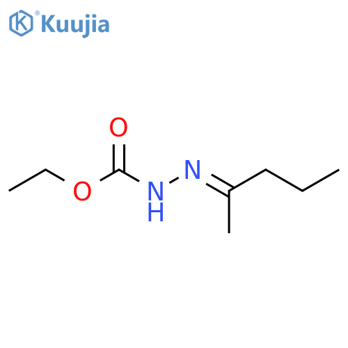 Hydrazinecarboxylic acid, 2-(1-methylbutylidene)-, ethyl ester structure