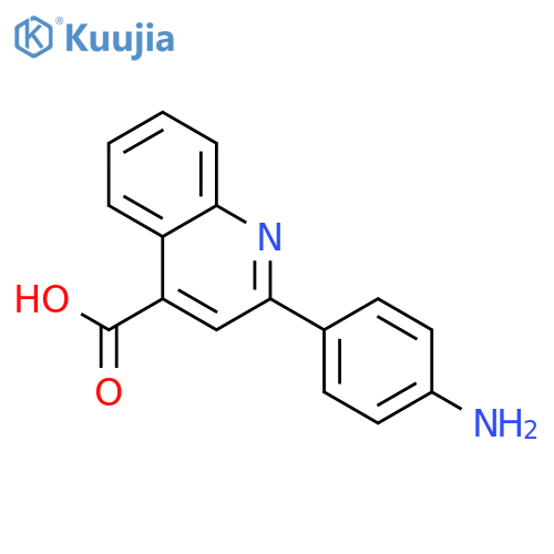 2-(4-Aminophenyl)quinoline-4-carboxylic Acid structure