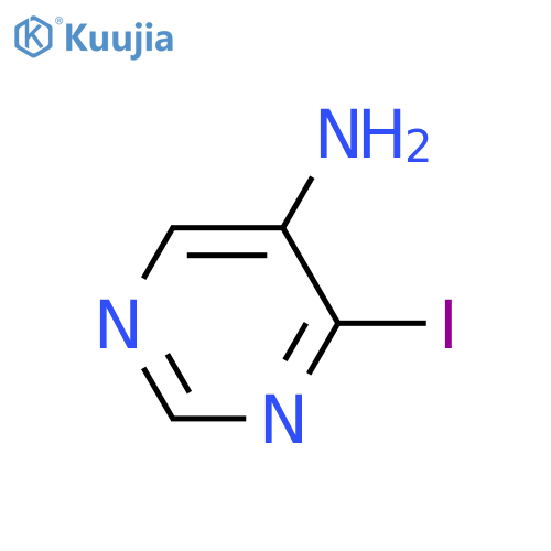 4-Iodopyrimidin-5-amine structure