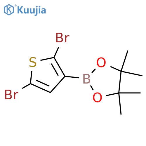 2-(2,5-Dibromothiophen-3-YL)-4,4,5,5-tetramethyl-1,3,2-dioxaborolane structure