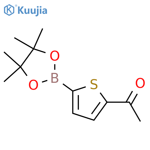 1-(5-(4,4,5,5-Tetramethyl-1,3,2-dioxaborolan-2-yl)thiophen-2-yl)ethanone structure