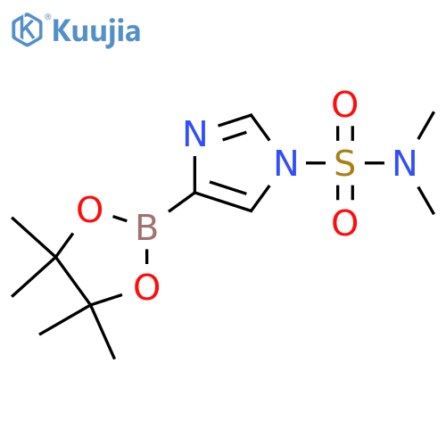 1-(N,n-dimethylsulfamoyl)imidazole-4-boronic acid pinacol ester structure