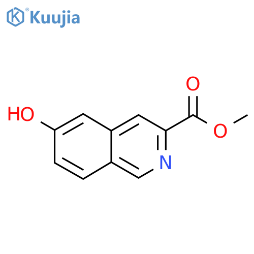 methyl 6-hydroxyisoquinoline-3-carboxylate structure