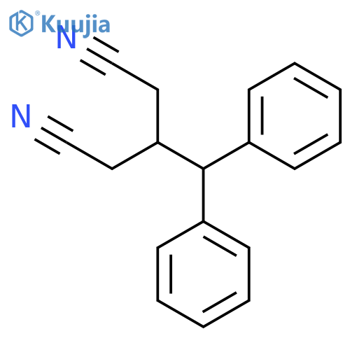 3-benzhydrylpentanedinitrile structure