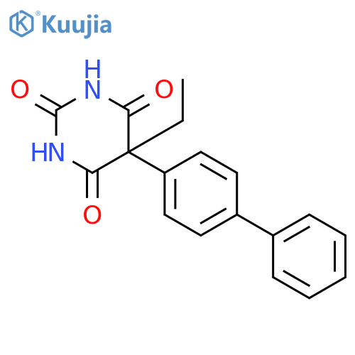 2,4,6(1H,3H,5H)-Pyrimidinetrione, 5-[1,1'-biphenyl]-4-yl-5-ethyl- structure
