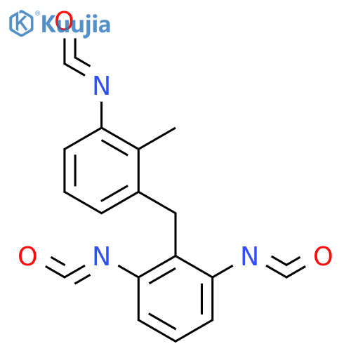 2-((3-Isocyanato-2-methylphenyl)methyl)-m-phenylene diisocyanate structure
