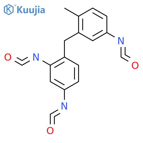 Benzene,2,4-diisocyanato-1-[(5-isocyanato-2-methylphenyl)methyl]- structure