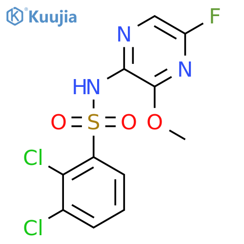 2,3-Dichloro-N-(5-fluoro-3-methoxypyrazin-2-yl)benzenesulfonamide structure