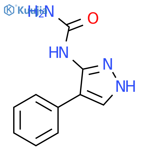 Urea, N-(4-phenyl-1H-pyrazol-3-yl)- structure