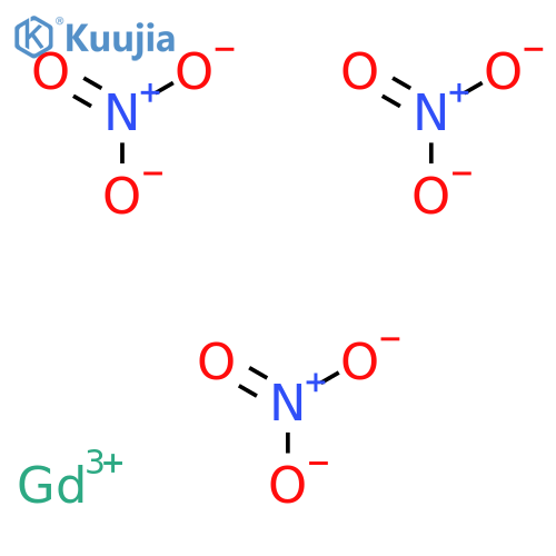 gadolinium(3+) ion hydrate trinitrate structure
