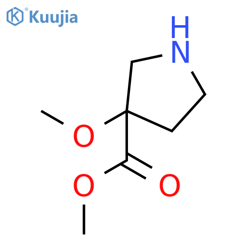 methyl 3-methoxypyrrolidine-3-carboxylate structure