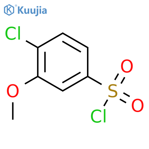 4-Chloro-3-methoxybenzenesulfonyl chloride structure