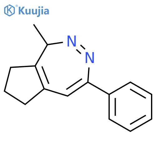 Cyclopenta[d][1,2]diazepine, 1,6,7,8-tetrahydro-1-methyl-4-phenyl- structure