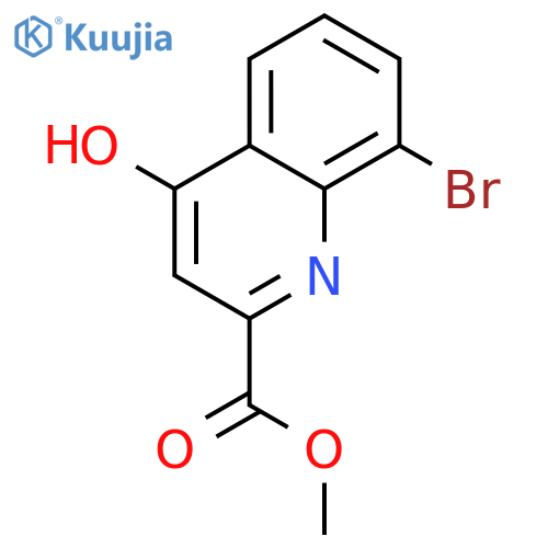 Methyl 8-bromo-4-hydroxyquinoline-2-carboxylate structure